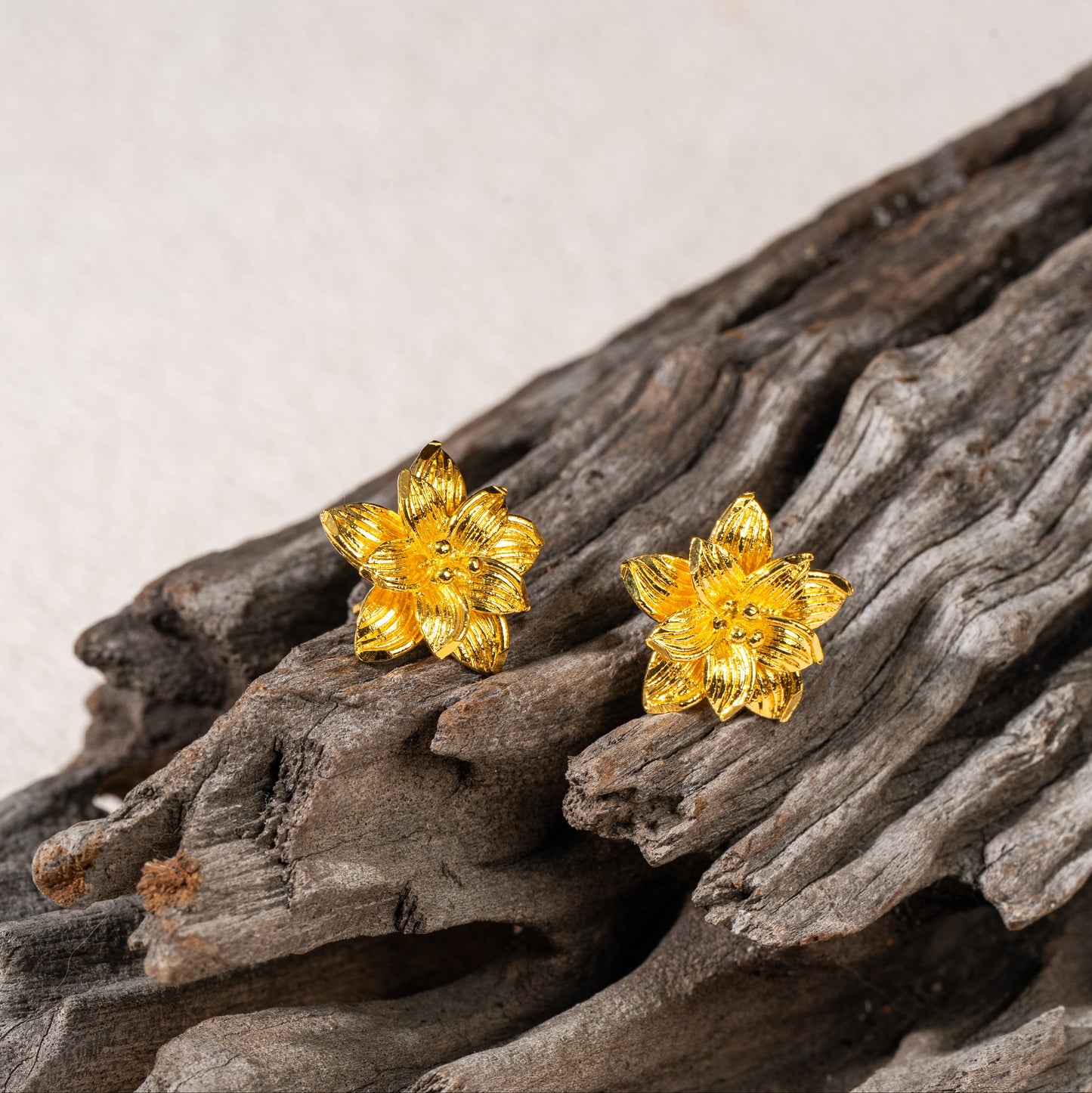 Golden Bloom Studs