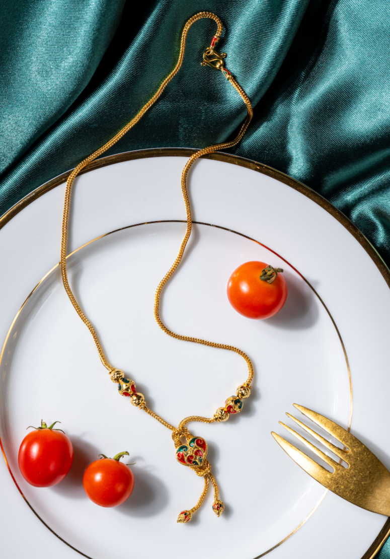Heart Enamel Necklace