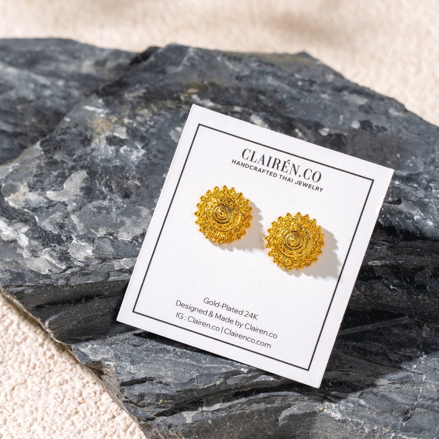 Classic Thai Pattern Studs
