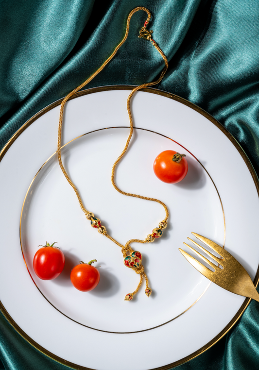 Heart Enamel Necklace